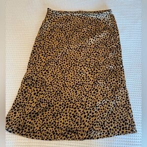 Leopard Print Women's Skirt